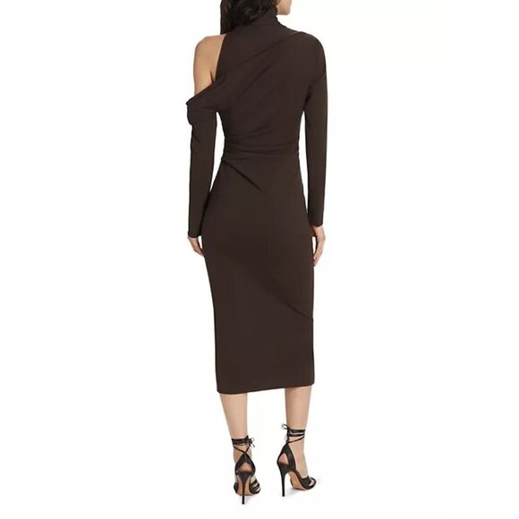 GAUGE81 Teresa Midi Dress in Mocha Brown 40 New Womens Bodycon - Picture 15 of 16